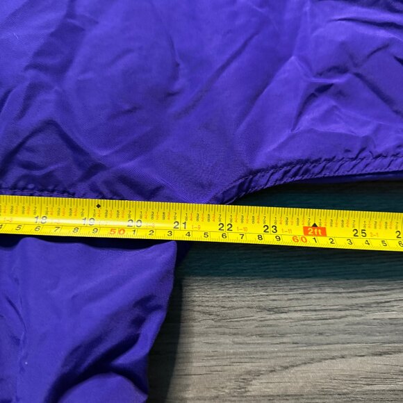 *Vintage L.L. Bean Men's Anorak Pullover Windbreaker Jacket - Purple - Picture 6 of 8